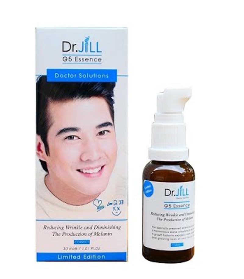 Dr. Jill G5 ingredients glow include aloe, vitamin C, and chamomile for soothing care.