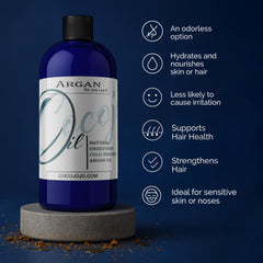 Dr Joe Lab Argan Nut Oil hair application seals moisture and adds shine