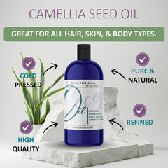 Dr Joe Lab Camellia Seed Oil texture closeup highlighting silky, lightweight feel