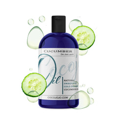 Dr Joe Lab cucumber seed oil bottle for skin hydration and facial care.