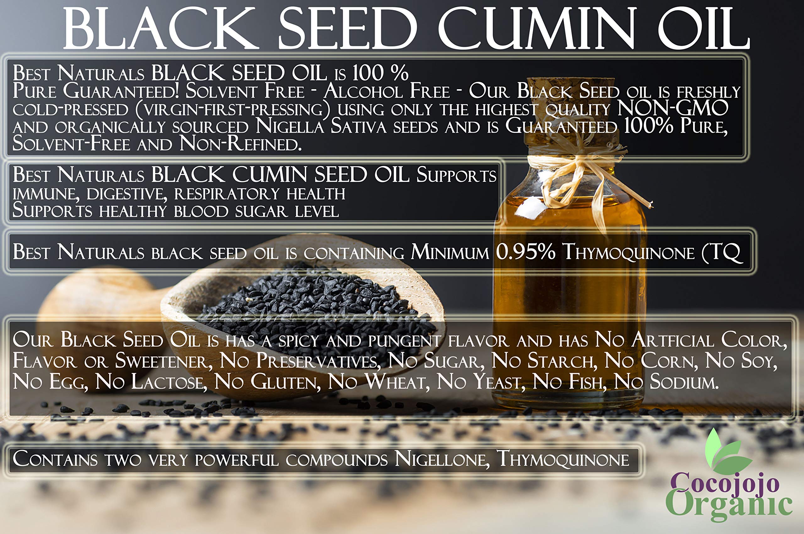 Dr Joe Lab Egyptian Black Seed Oil close-up reveals rich texture and color