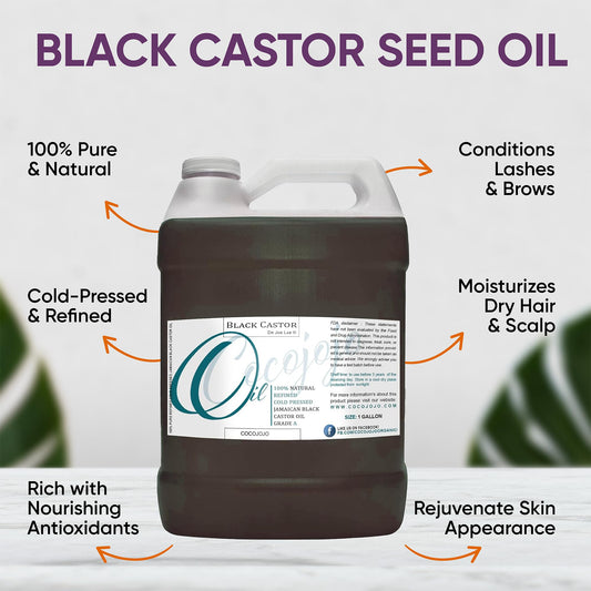 Dr Joe Lab Jamaican Black Castor Oil label closeup highlights purity and quality.