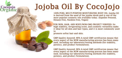 Dr Joe Lab Jojoba Oil glosses hair for shine and manageability.