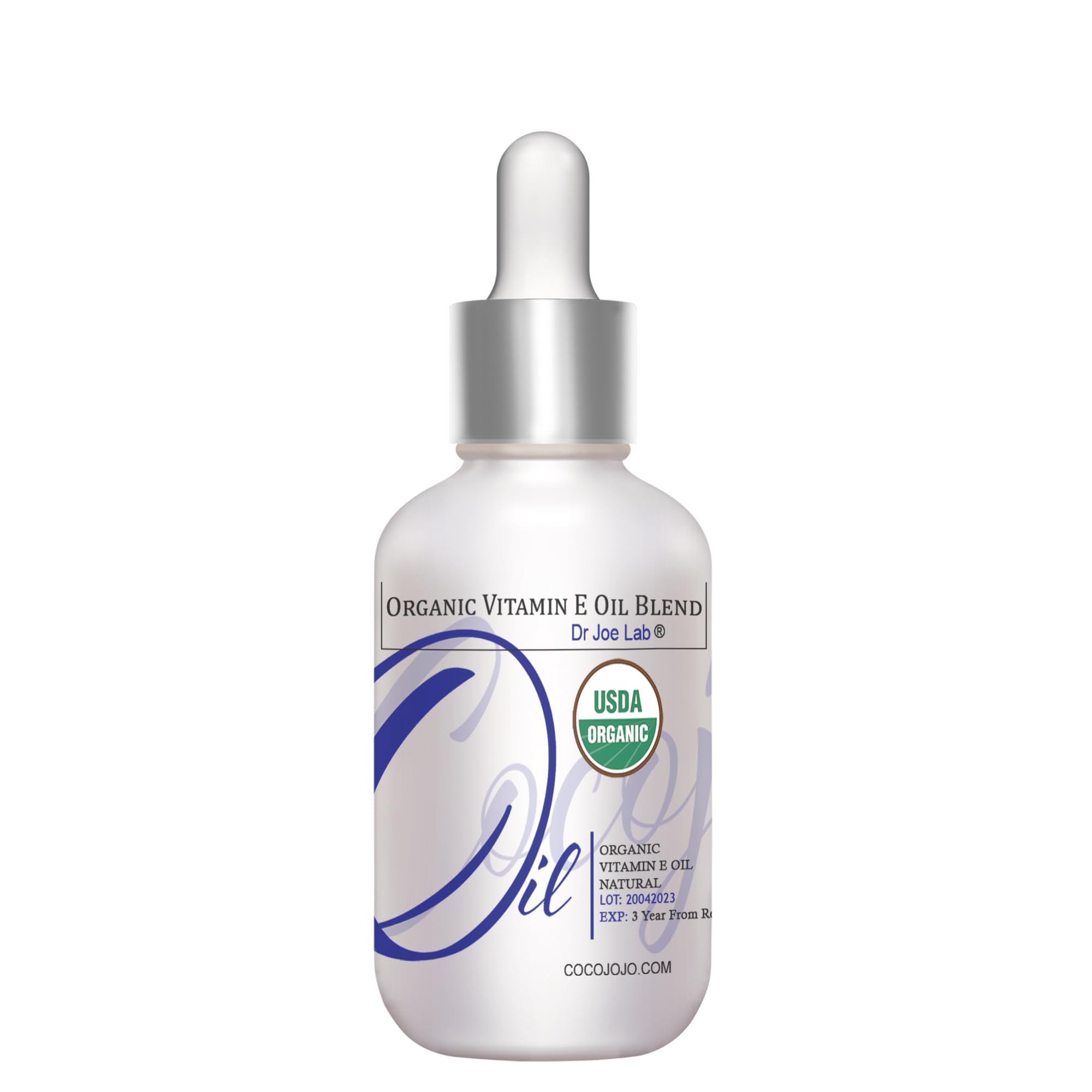 Dr Joe Lab Vitamin E Oil bottle for skin and hair nourishment.