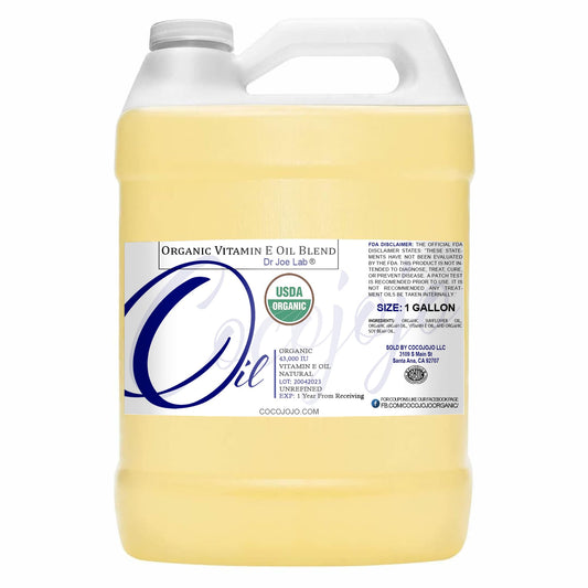 Dr Joe Lab Organic Vitamin E Oil for face application hydrates and nourishes skin.