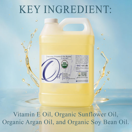 Dr Joe Lab Organic Vitamin E Oil for hair conditioning, adds shine.