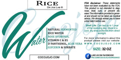 Dr Joe Lab rose hydrosol and rice water blend hydrates skin and hair