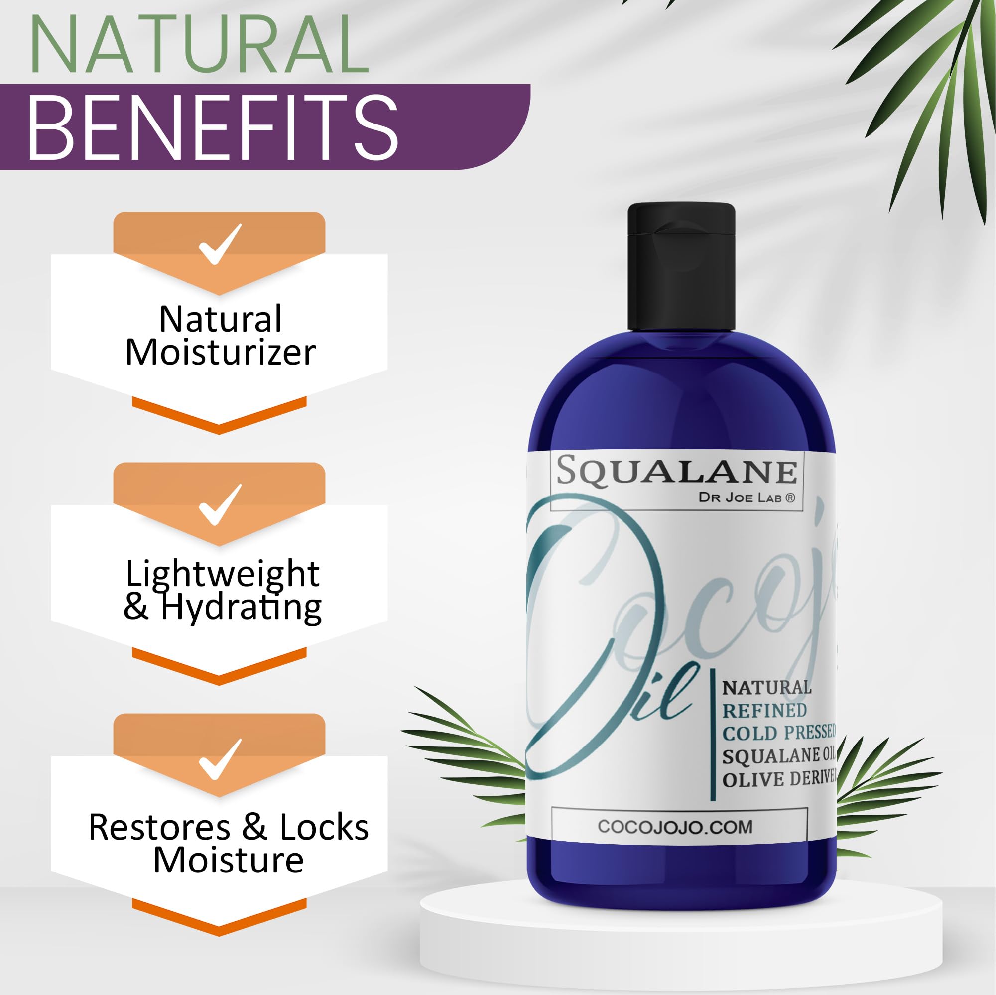 Dr Joe Lab Squalane Oil face-use for lightweight moisture