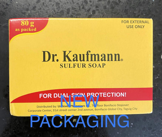 Closeup of Dr. Kauffman Soap medicated sulfur bar showing texture and cleansing potential.