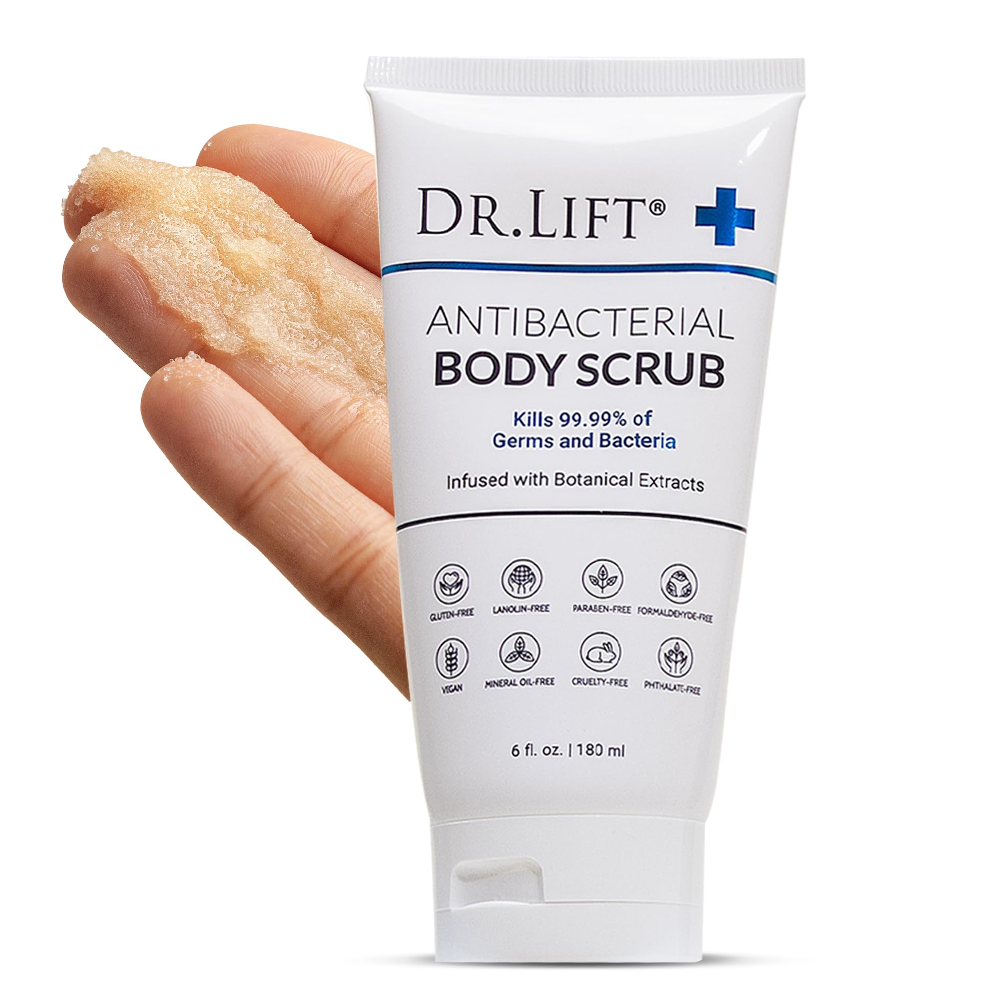 DR. LIFT vegan cruelty-free label indicating ethical formula