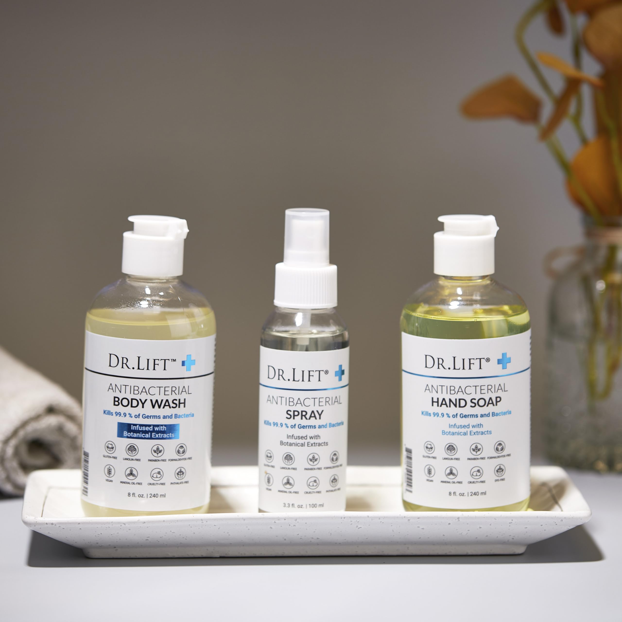 Creamy foamy lather from DR. LIFT body wash for refreshing cleanse