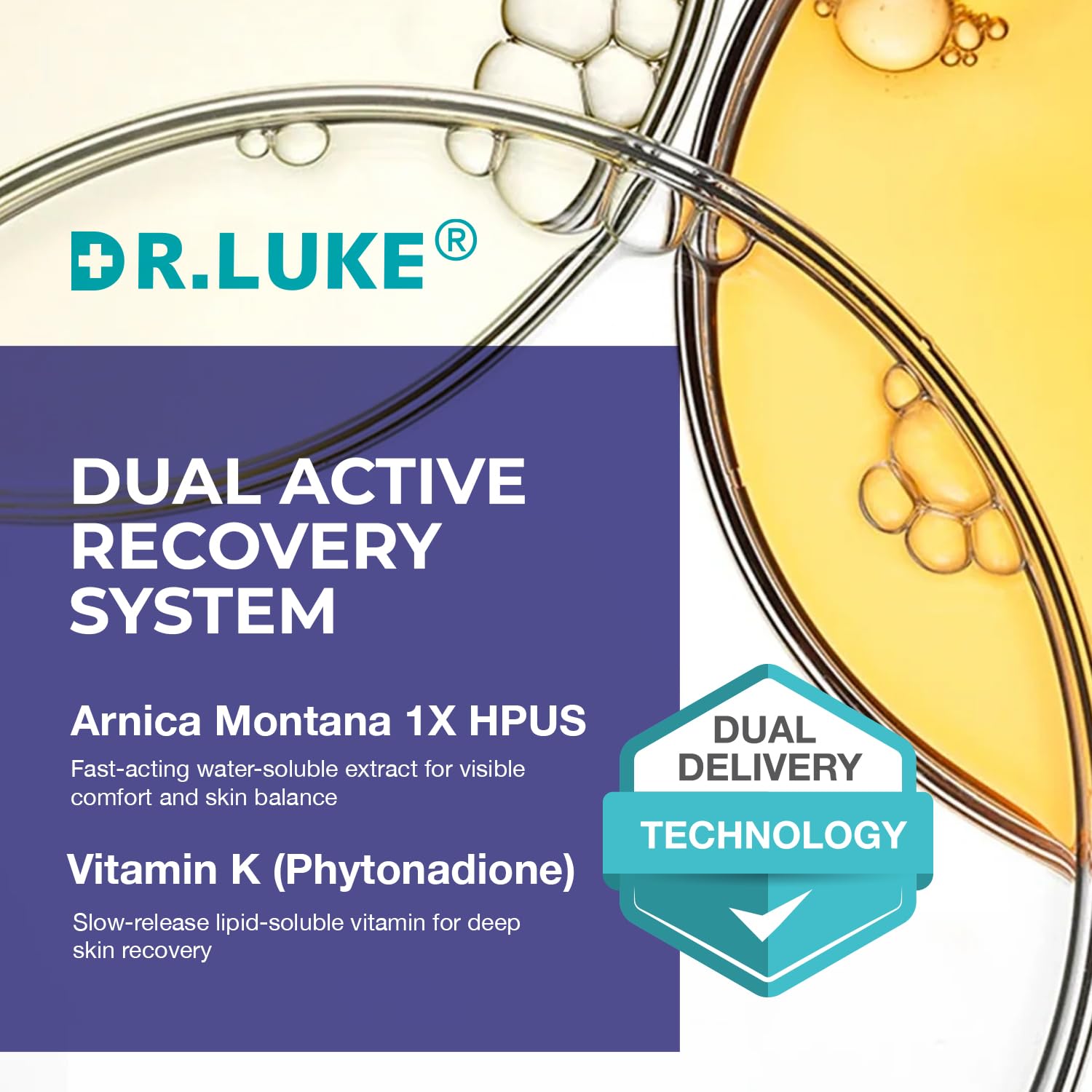 Close-up of Dr. Luke Arnica Bruise Cream texture ideal for gentle smoothing