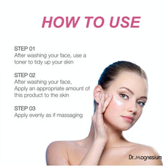Dr.Magnesium 50 ml bottle shown for bruise care and swelling support.