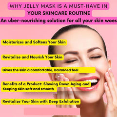 Professional facial setup featuring DR MEINAIER jelly mask delivering even hydration.