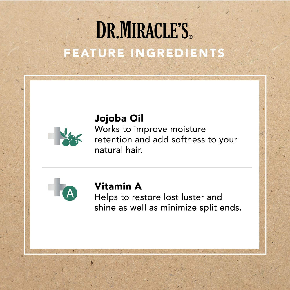 Dr. Miracle's gro oil being applied to scalp for massage