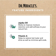 Dr. Miracle's gro oil being applied to scalp for massage