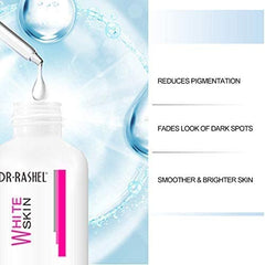DR.RASHEL bottle on bathroom shelf