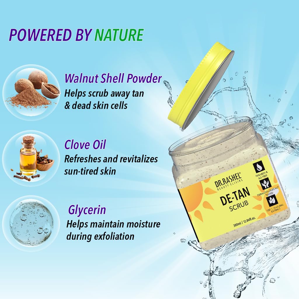 DR.RASHEL De-Tan Scrub suitable for face and body use.