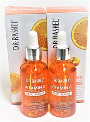 DR.RASHEL Vitamin C serum bottle, 1.69 oz, for brightening.