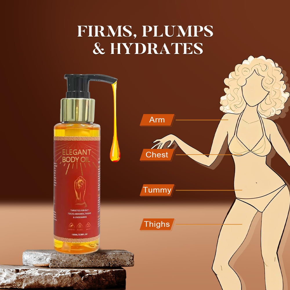 Dr.RZdfa Body Firming Oil on skin shows quick absorption and silky feel