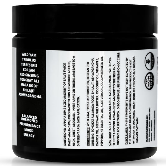 Dr Skin BEAUTY Wild Yam Cream packaging close-up highlighting ingredients.