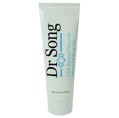 Dr Song benzoyl peroxide 2.5% acne gel bottle for targeted blemish care and clear-looking skin.