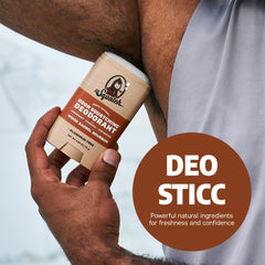 Dr. Squatch aluminum-free formula highlight ensuring skin-friendly protection.