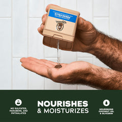Dr. Squatch Fresh Falls label emphasizes refreshing, natural ingredients.