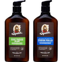 Dr. Squatch Cool Fresh Aloe hand and body lotion bottle delivering quick absorption for daily use