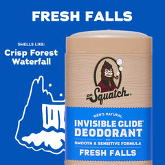 Dr. Squatch Invisible Glide application gesture for easy swipe-on freshness.