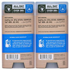 Dr. Squatch Invisible Glide day-wear shot communicates all-day freshness.