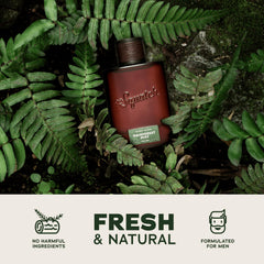 Cap and bottle of Rainforest Mist emphasize premium design