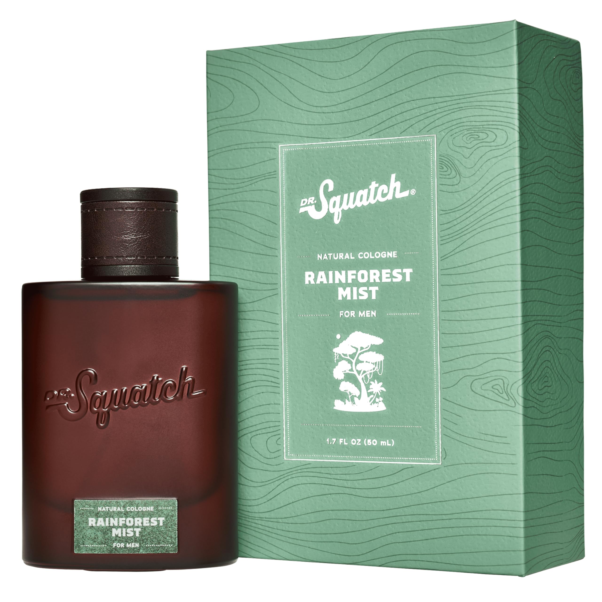 Dr. Squatch Rainforest Mist bottle for all-day, lasting scent