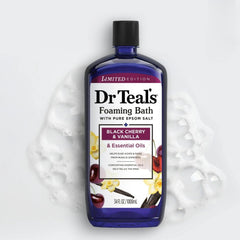 Dr Teal's aromatherapy blend with cedarwood and orange promotes calm notes.