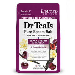 Dr Teal's Black Cherry & Vanilla aroma delivers a rich scent experience.
