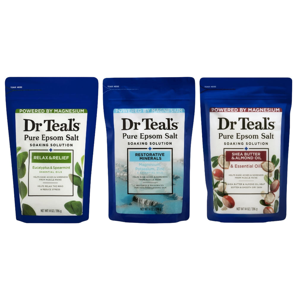 Dr Teal's bonus body lotion sample adds after-bath hydration option.