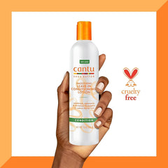 Dr Teal's Cantu smoothing leave-in with shea butter emphasizes nourished ends