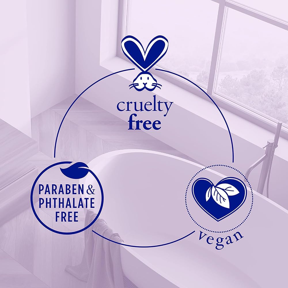 Cruelty-free and dermatologist tested seal on packaging.