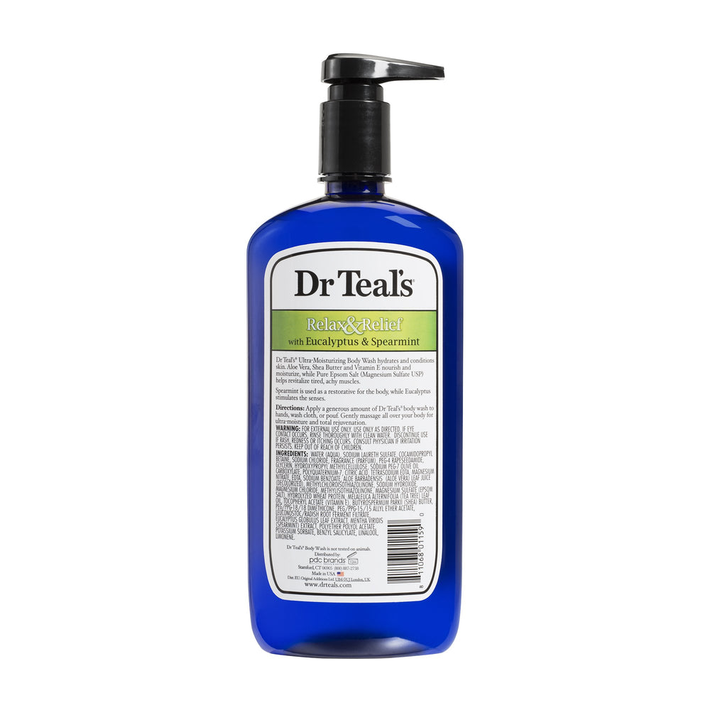 Dr Teal's Gift Set box with three 24 oz bottles for a spa-like routine.