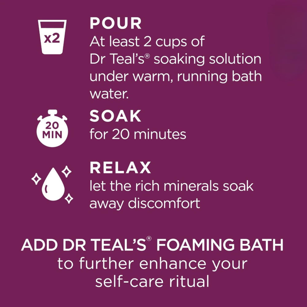 Dr Teal's recyclable packaging supports eco-conscious self-care.