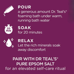 Dr Teal's set invites a relaxing bath ritual with mineral-rich soak.