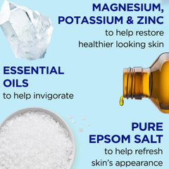 Dr Teal's Shea Butter and Almond Oil epsom salt bag for softening dry skin.