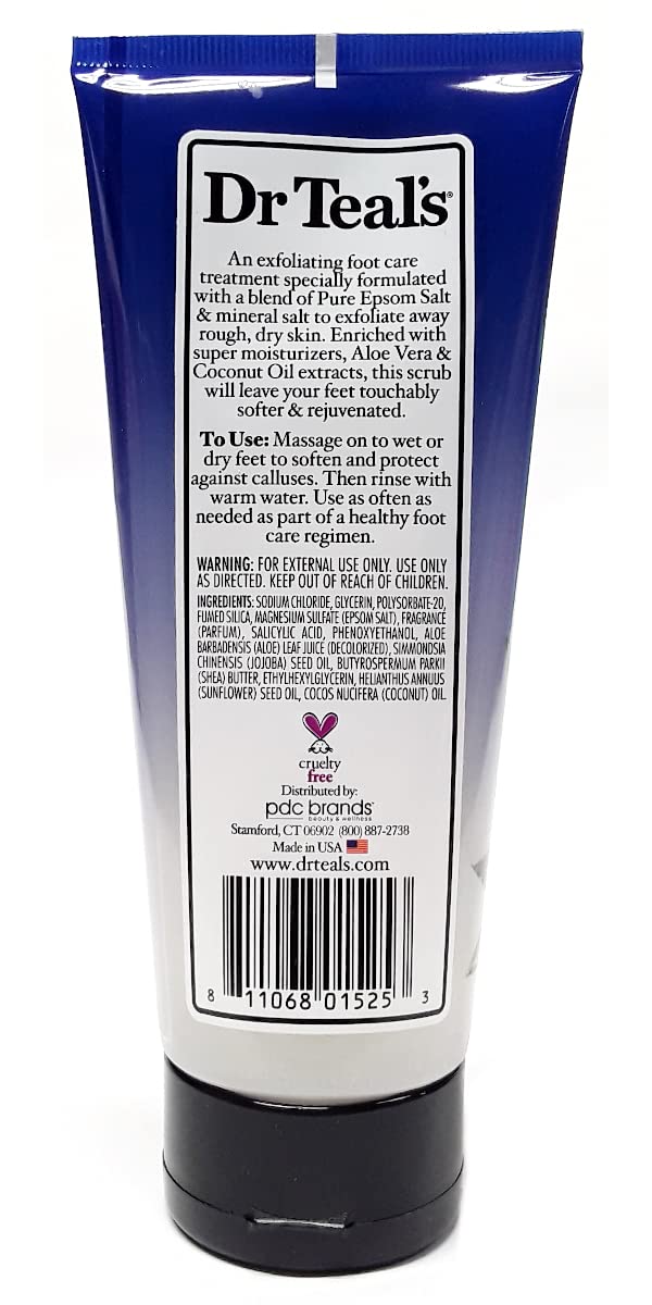 Dr Teal's gift set packaging displayed for convenient foot care routine