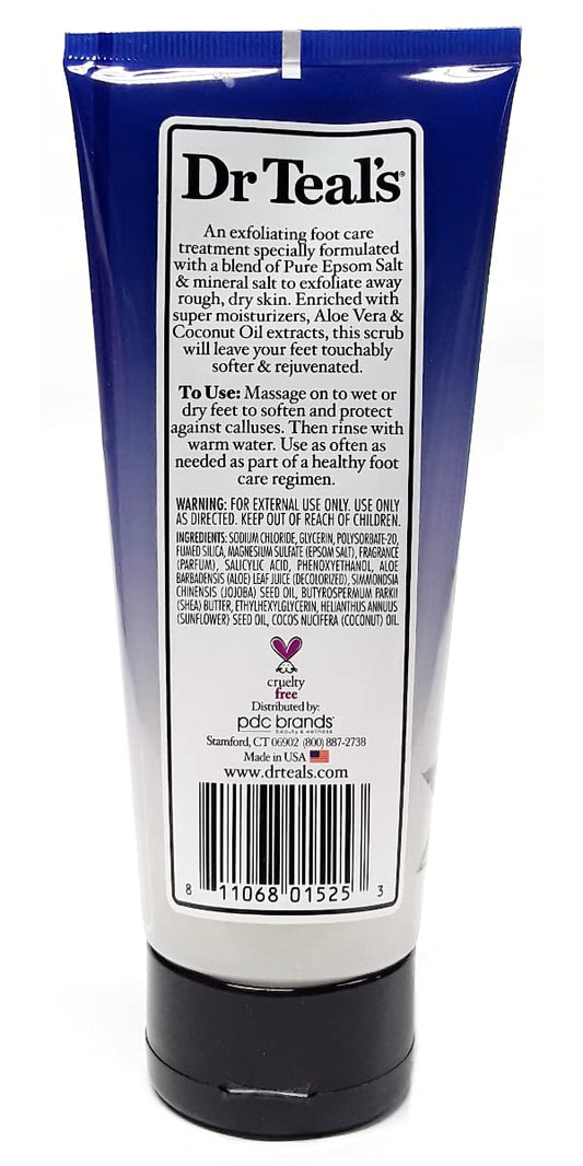 Dr Teal's gift set packaging displayed for convenient foot care routine