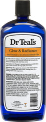 Dr Teal's spa bubbles in a relaxing bath for a soothing experience.
