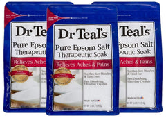Dr Teal's Therapeutic Soak Gift Set packaging with unscented soak for recovery
