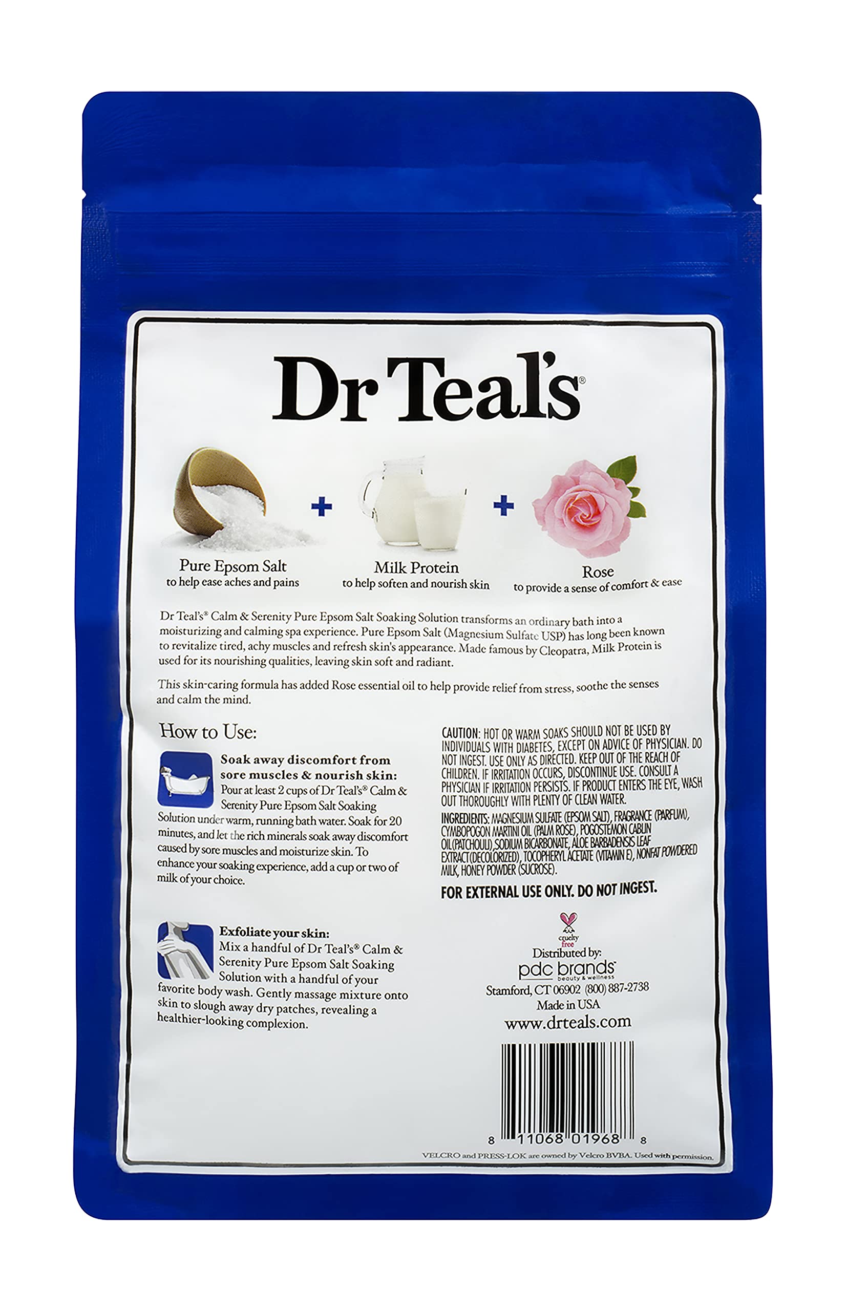Dr. Teal's USA-made label signals quality and domestic production.