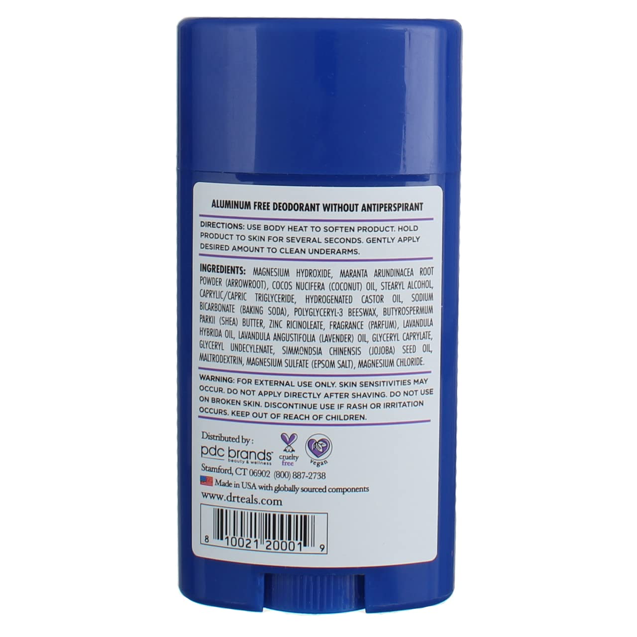 Key ingredients like magnesium and arrowroot support moisture management.