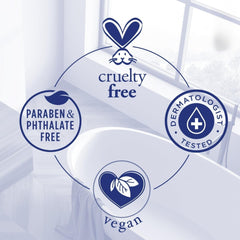 Dr Teal's vegan cruelty-free label visible on packaging.