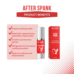 Airless pump keeps After Spank clean and travel-ready.